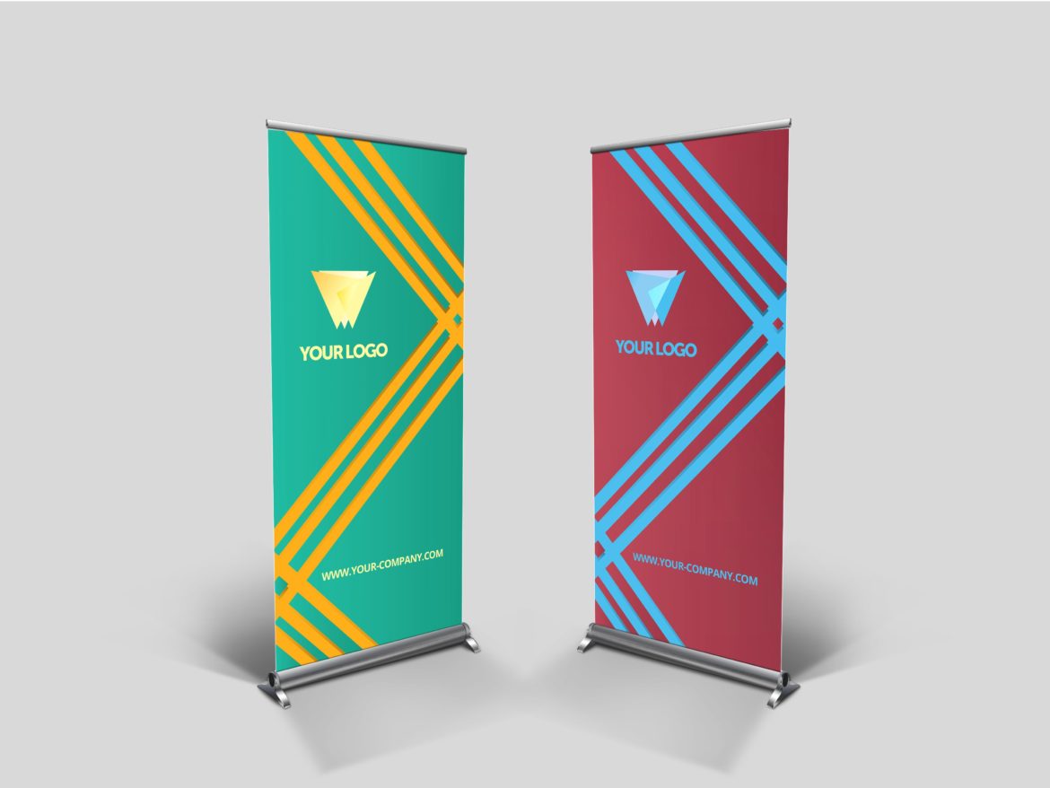 Фирмени roll-up банери с вашето лого по поръчка